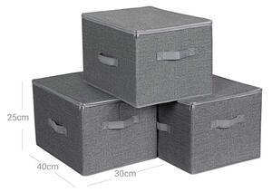 Set stohovatelných boxů RYZB03G (3 ks)