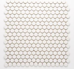 Keramická mozaika bílá 19mm