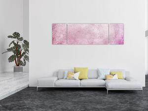 Obraz - Mandala v růžové zdi (170x50 cm)