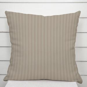 Biante Damaškový povlak na polštář Atlas Gradl DM-022 Latte - proužky 1 cm 40 x 40 cm