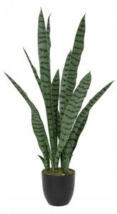 Okrasná sansevieria v květináči 90 cm Velká umělá rostlina Do domu i zahrady