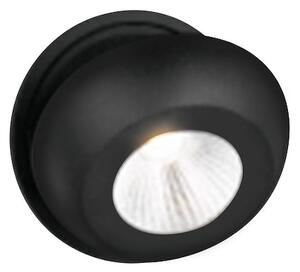 Nástěnné svítidlo Flare, 1x černé kovové stínítko, b
