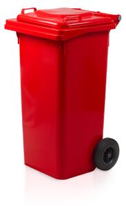Popelnice 120 l červená