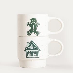 Porcelánové hrnky Bellve Cookie + House - set 2 ks Homla