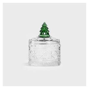 Skleněná dóza na bonbony Vari Christmas 11 cm Homla