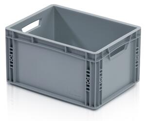 Přepravka EURO 40x30x22 se zesíleným dnem otevřený úchyt