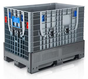 Skládací bigbox 120x80x95 3 ližiny - 2x vkl.okno