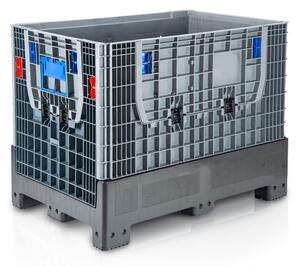 Skládací bigbox 120x80x95 4 nohy - 2x vkl.okno