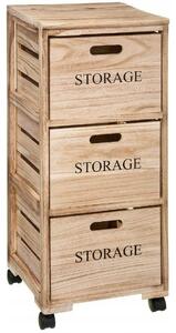 Komoda 5five Simply Smart 34 x 46,5 x 82 cm – matná borovice