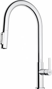 Franke Maris Slim Clear Water J Pull-Out kuchyňská baterie stojící chrom 120.0730.870