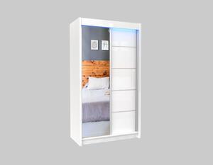 Kvalitní Šatní Skříň Makira 120 cm Bílá