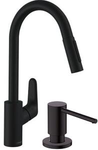 Sada kuchyňská baterie Hansgrohe Focus 31815670, dávkovač tekutin Hansgrohe A41 40438670