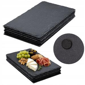 Sada břidlicových talířů Secret de Gourmet 18 x 30 cm 6 ks