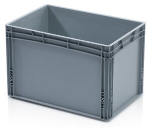 Přepravka EURO 60x40x40 se zesíleným dnem uzavřený úchyt