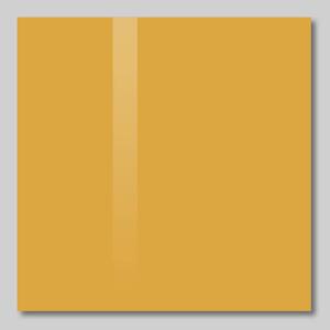 Žlutá neapolská skleněná magnetická tabule Smatab® - 48 × 48 cm