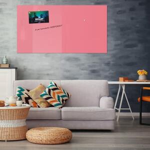 Růžová perlová skleněná magnetická tabule Smatab® - 48 × 48 cm