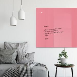 Růžová perlová skleněná magnetická tabule Smatab® - 100 x 65 cm