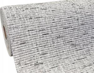 Koupelnová předložka na metry, protiskluzová, šedá, 280x65 cm