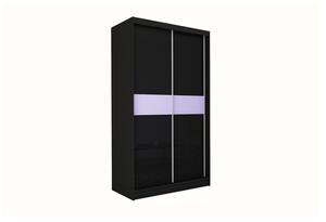 Kvalitní Šatní Skříň Tanna 150 cm Černá/bílá