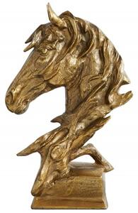 Skulptura HORSE GOLD 40 CM Doplňky | Sochy a sošky