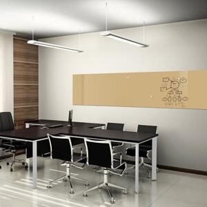 Okrová umbra skleněná pracovní a kancelářská tabule Smatab® - 100 x 65 cm