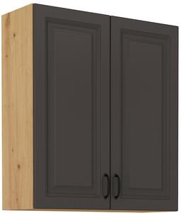 Kuchyňská skříňka STILO 80 G 90 2F Zvolte barevné provedení: STILO - GRAFIT / ARTISAN