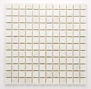 Mozaika z umělého kamene bílá 23x23mm