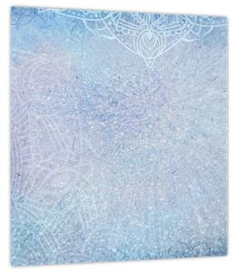 Obraz - Mandaly v modré (30x30 cm)