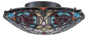 Quoizel QZ-LARISSA-F - Stropní svítidlo Tiffany LARISSA 2xE27/40W/230V