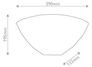 Quoizel QZ-LARISSA-WU - Nástěnné svítidlo Tiffany LARISSA 2xE14/40W/230V