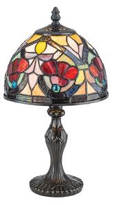Quoizel QZ-LARISSA-TL-S - Stolní lampa Tiffany LARISSA 1xE14/40W/230V