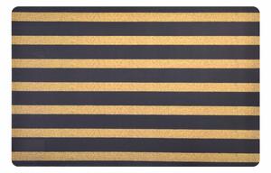 Cookini Prostírání Stripe 43,5 x 28,2 cm zlaté/černé