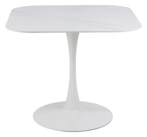 Actona Jídelní stůl MALTA 90 cm bílý mramor