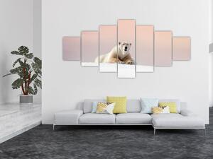 Obraz - Lední medvěd (210x100 cm)