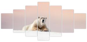 Obraz - Lední medvěd (210x100 cm)