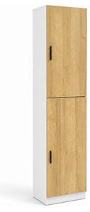 SKŘÍŇ NA ŠANONY, bílá, medový dub, 38/183/32 cm MID.YOU - Online Only kancelářský nábytek, Online Only