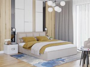 Čalouněná postel OTTO rozměr 140x200 cm Béžová