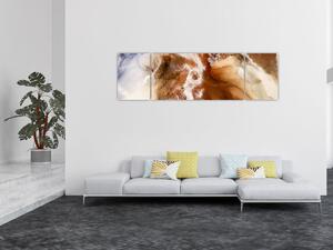 Obraz - Mramorová abstrakce (170x50 cm)
