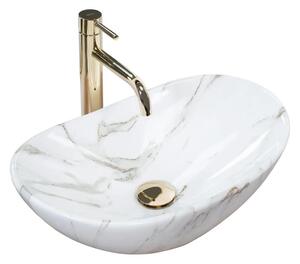 REA-U5063 - Umyvadlo na desku ROYAL MINI 30x47 cm keramika/bílá/imitace kamene