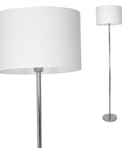 EUlight Stojací lampa Casino, 1x bílé textilní stínítko, ch