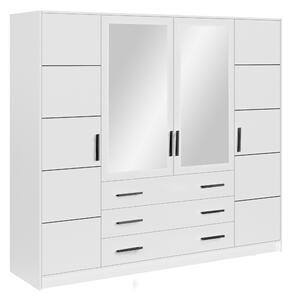 Skříň Lutori 240 cm - bílá
