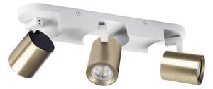 Kanlux 38966 - Bodové svítidlo LAURIN 3xGU10/10W/230V mosaz/bílá