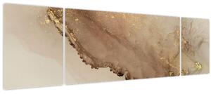 Obraz - Zlaté třpytky (170x50 cm)