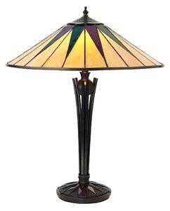 Endon 64045 - Stolní lampa Tiffany DARK STAR 2xE27/60W/230V pr. 49 cm