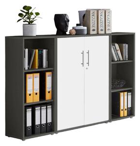 SKŘÍŇ NA ŠANONY, antracitová, bílá, 172,6/113,6/33 cm MID.YOU - Online Only kancelářský nábytek, Online Only