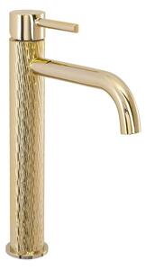 REA-B8821 - Umyvadlová baterie LUNGO ART 28 cm zlatá
