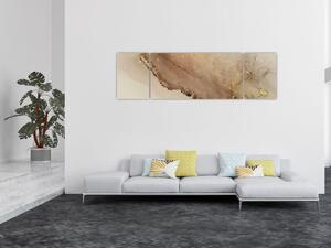 Obraz - Zlaté třpytky (170x50 cm)