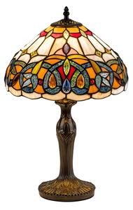 Brilagi - Tiffany vitrážová stolní lampa LUISA 1xE27/40W/230V