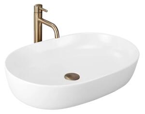REA-U9653 - Umyvadlo na desku CLEO 41x60,5 cm keramika/matná bílá