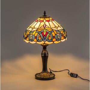Brilagi - Tiffany vitrážová stolní lampa LUISA 1xE27/40W/230V